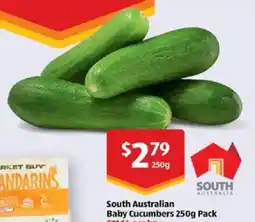 ALDI South Australian Baby Cucumbers offer