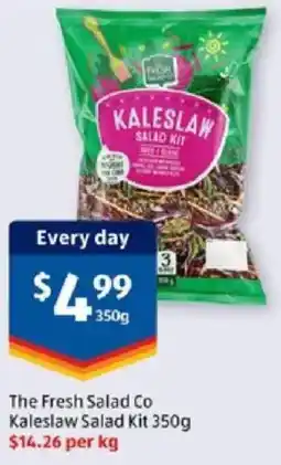 ALDI The Fresh Salad Co Kaleslaw Salad Kit offer