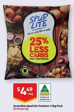 ALDI Australian Spud Lite Potatoes offer