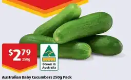 ALDI Australian Baby Cucumbers offer
