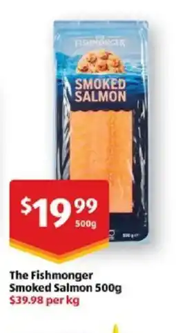 ALDI The Fishmonger Smoked Salmon offer