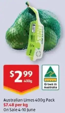 ALDI Australian Limes offer