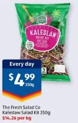 ALDI The Fresh Salad Co Kaleslaw Salad Kit offer