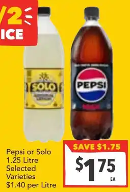Supa Valu Pepsi or Solo offer