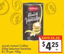 Supa Valu Jarrah Instant Coffee offer