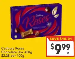 Supa Valu Cadbury Roses Chocolate Box offer