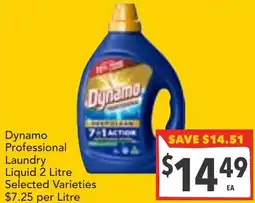 Supa Valu Dynamo Professional Laundry Liquid offer