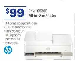 Officeworks hp Envy 6530E All-in-One Printer offer