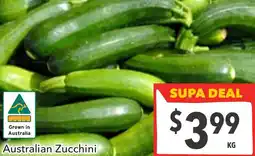 Supa Valu Australian Zucchini offer
