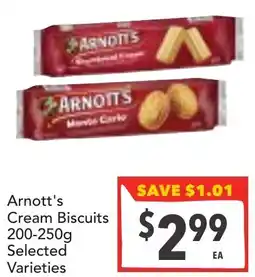 Supa Valu Arnott's Cream Biscuits offer