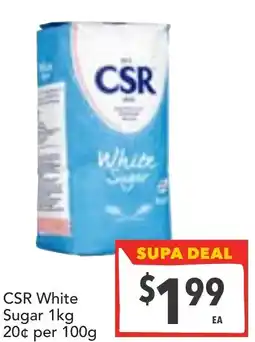 Supa Valu CSR White Sugar offer