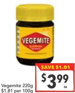 Supa Valu Vegemite offer