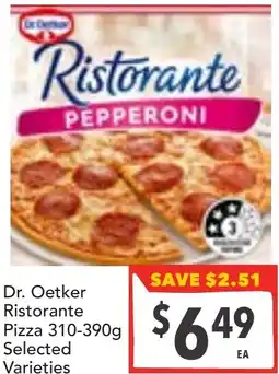 Supa Valu Dr. Oetker Ristorante Pizza offer