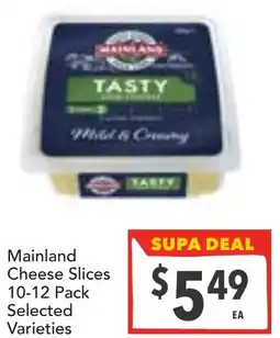 Supa Valu Mainland Cheese Slices offer