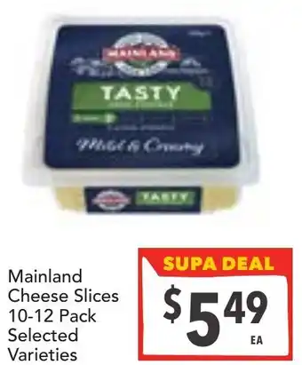 Supa Valu Mainland Cheese Slices offer