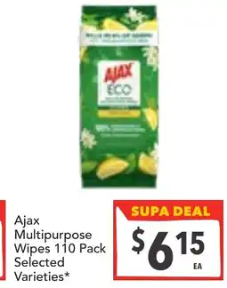 Supa Valu Ajax Multipurpose Wipes offer