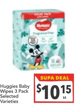 Supa Valu Huggies Baby Wipes offer