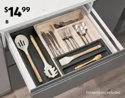 ALDI Expandable Cutlery and Utensil Tray offer