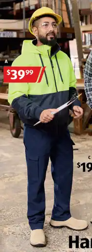 ALDI Men's Hi-Vis Jacket offer