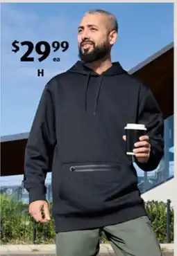 ALDI Men's Water Repellent Hoodie offer