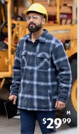 ALDI Men's Sherpa Shacket offer