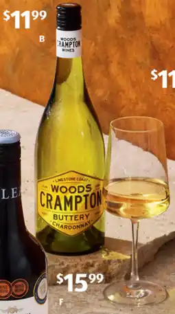 ALDI Woods Crampton Buttery Chardonnay 2024 offer
