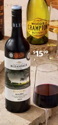 ALDI Bleasdale Langhorne Creek Block 99 Malbec 2022 offer