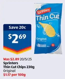 ALDI Sprinters Thin Cut offer