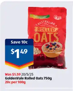 ALDI Goldenvale Rolled Oats offer