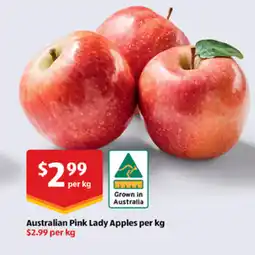 ALDI Australian Pink Lady Apples per kg offer