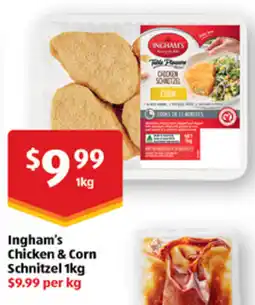 ALDI Ingham's Chicken & Corn Schnitzel offer