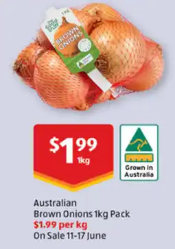 ALDI Australian Brown Onions offer