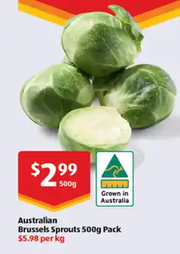 ALDI Australian Brussels Sprouts offer