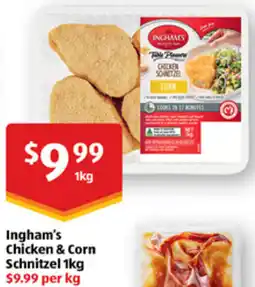 ALDI Ingham's Chicken & Corn Schnitzel offer