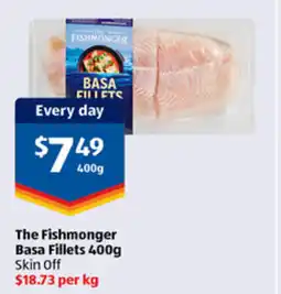 ALDI The Fishmonger Basa Fillets offer