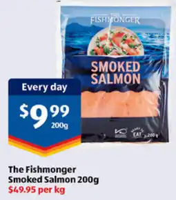 ALDI The Fishmonger Smoked Salmon offer