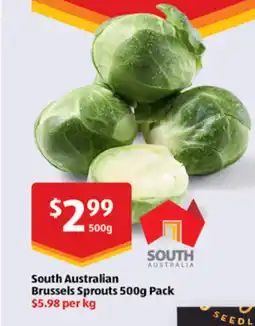 ALDI South Australian Brussels Sprouts offer