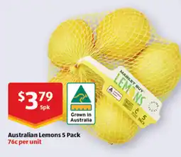 ALDI Australian Lemons 5 Pack offer