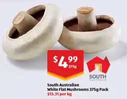 ALDI South Australian White Flat Mushrooms offer