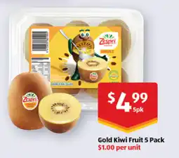 ALDI Gold Kiwi Fruit 5 Pack offer