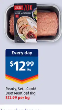 ALDI Ready, Set...Cook! Beef Meatloaf offer