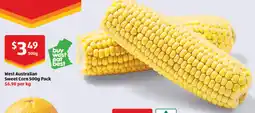 ALDI West Australian Sweet Corn offer