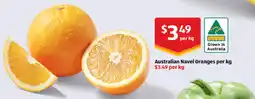 ALDI Australian Navel Oranges offer