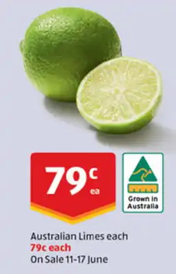 ALDI Australian Limes each offer