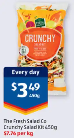 ALDI The Fresh Salad Co Crunchy Salad Kit offer