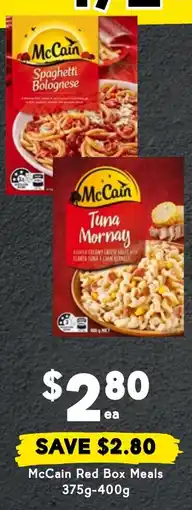 Drakes McCain Red Box Meals offer