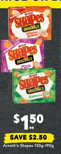Drakes Arnott's Shapes offer