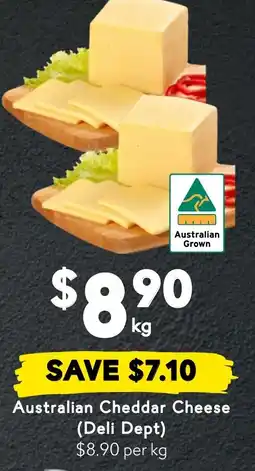 Drakes Australian Cheddar Cheese (Deli Dept) offer