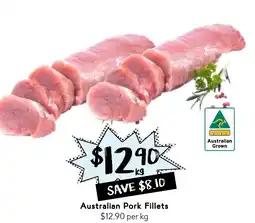 Drakes Australian Pork Fillets offer