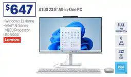 Officeworks Lenovo A100 23.8" All-in-One PC offer